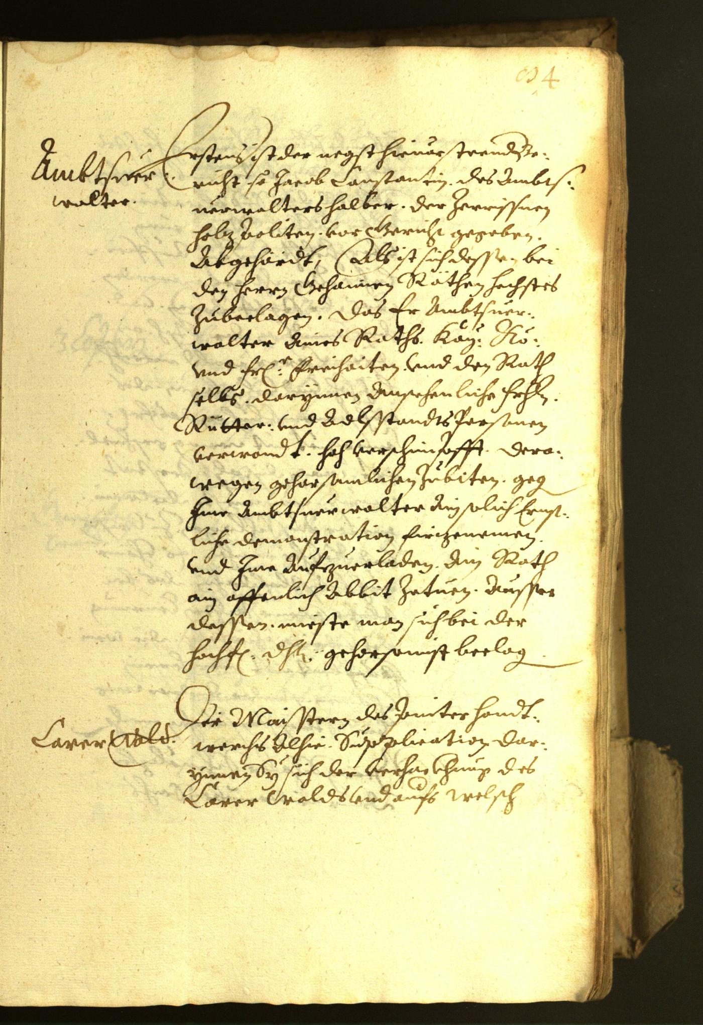 Stadtarchiv Bozen - BOhisto Ratsprotokoll 1622 