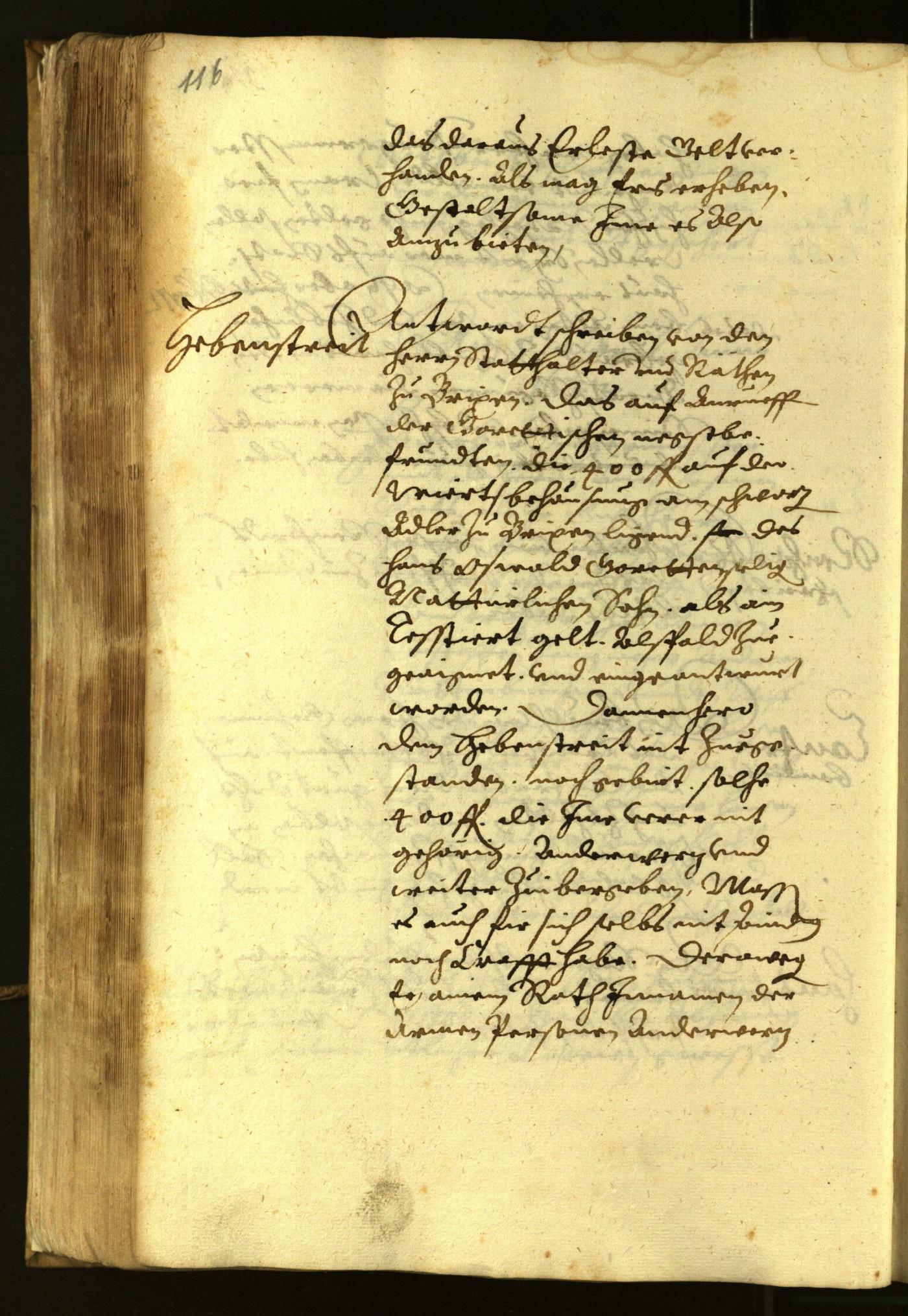 Civic Archives of Bozen-Bolzano - BOhisto Minutes of the council 1622 