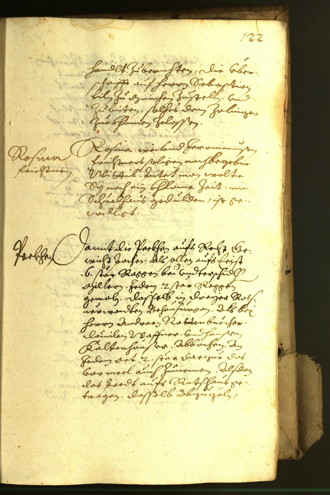 Stadtarchiv Bozen - BOhisto Ratsprotokoll 1622 