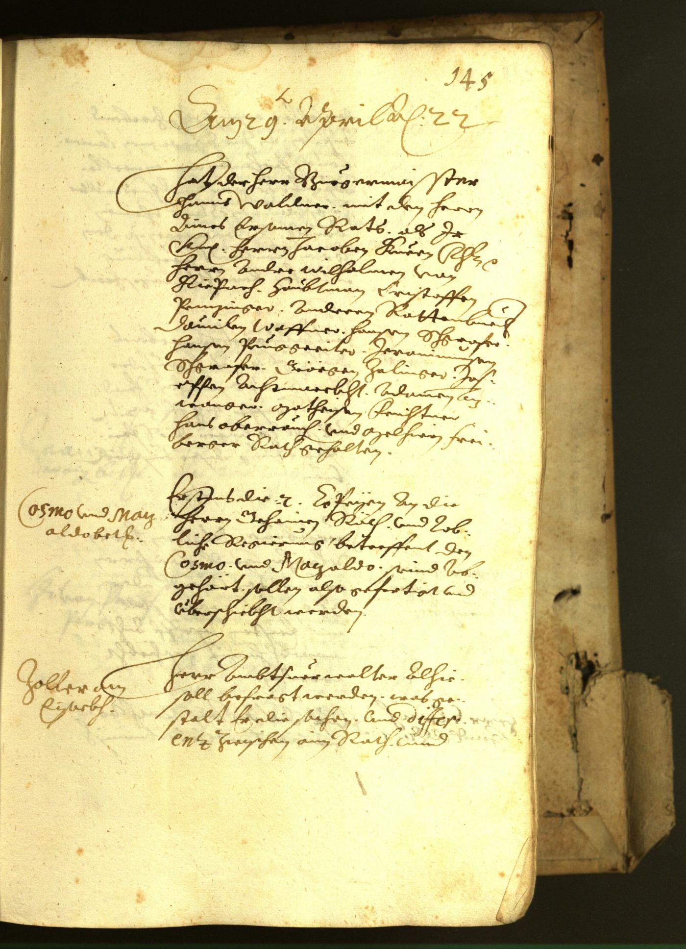 Archivio Storico della Città di Bolzano - BOhisto protocollo consiliare 1622 