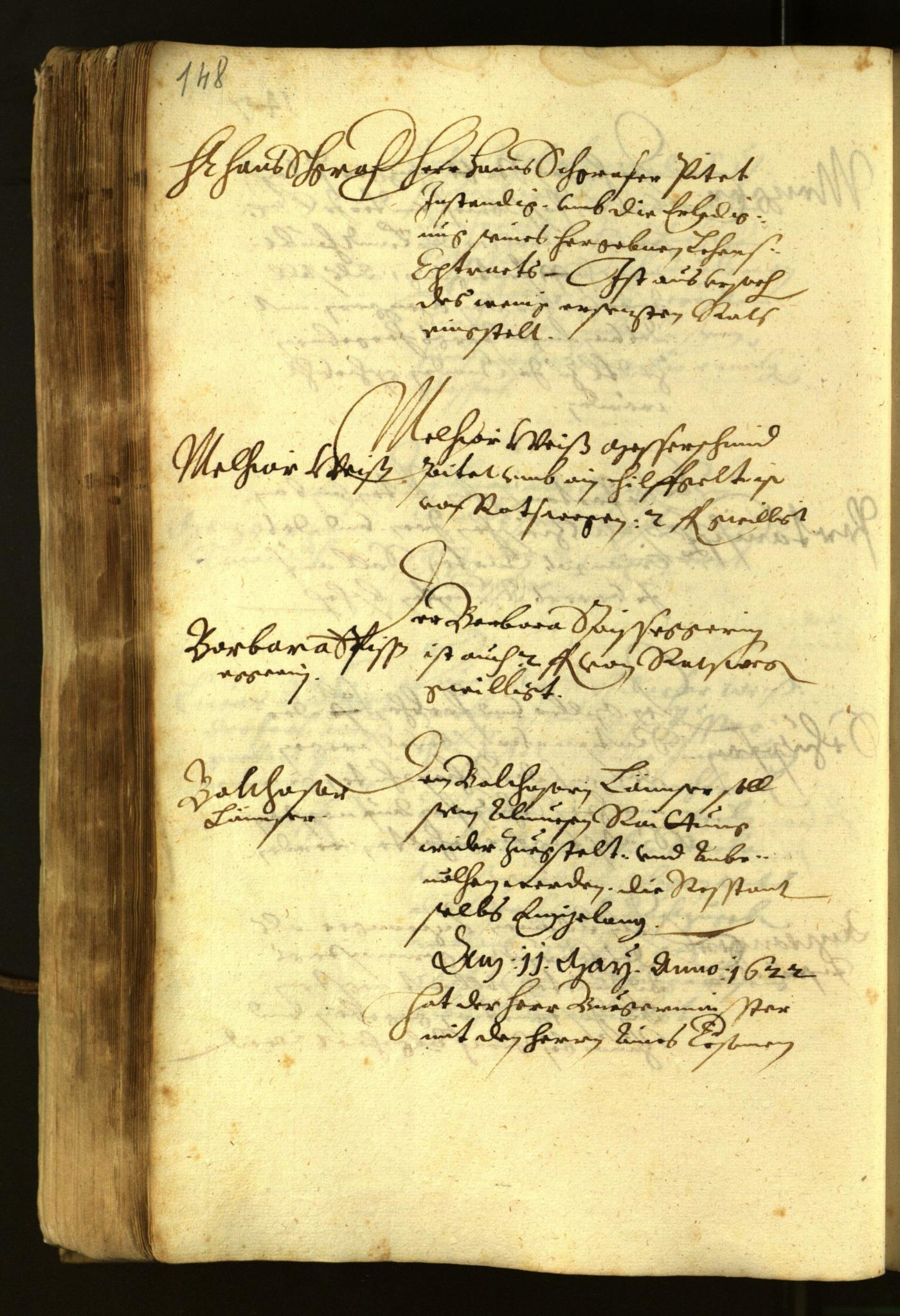 Civic Archives of Bozen-Bolzano - BOhisto Minutes of the council 1622 