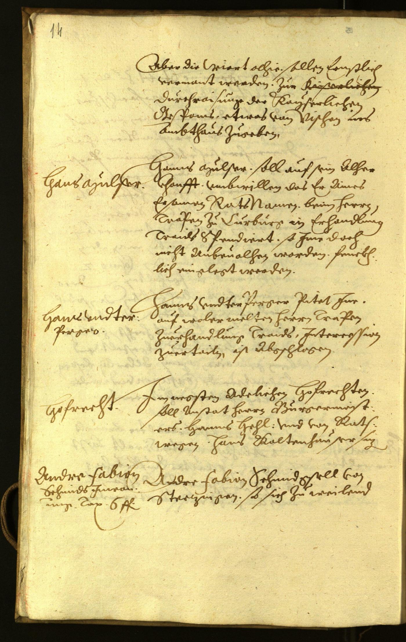 Civic Archives of Bozen-Bolzano - BOhisto Minutes of the council 1622 