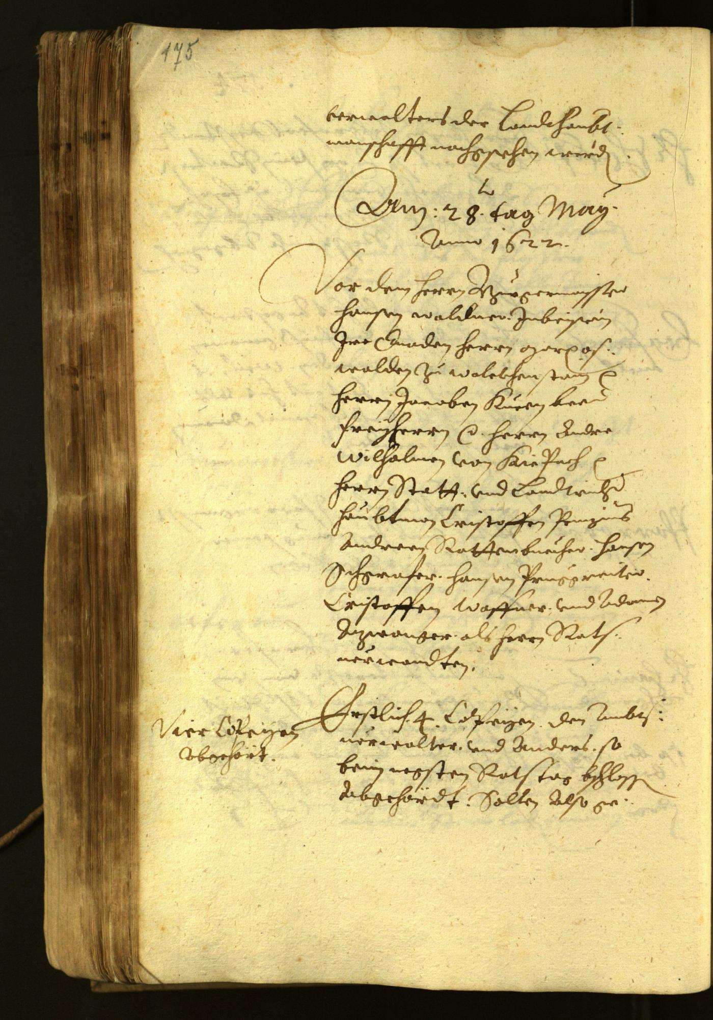 Civic Archives of Bozen-Bolzano - BOhisto Minutes of the council 1622 