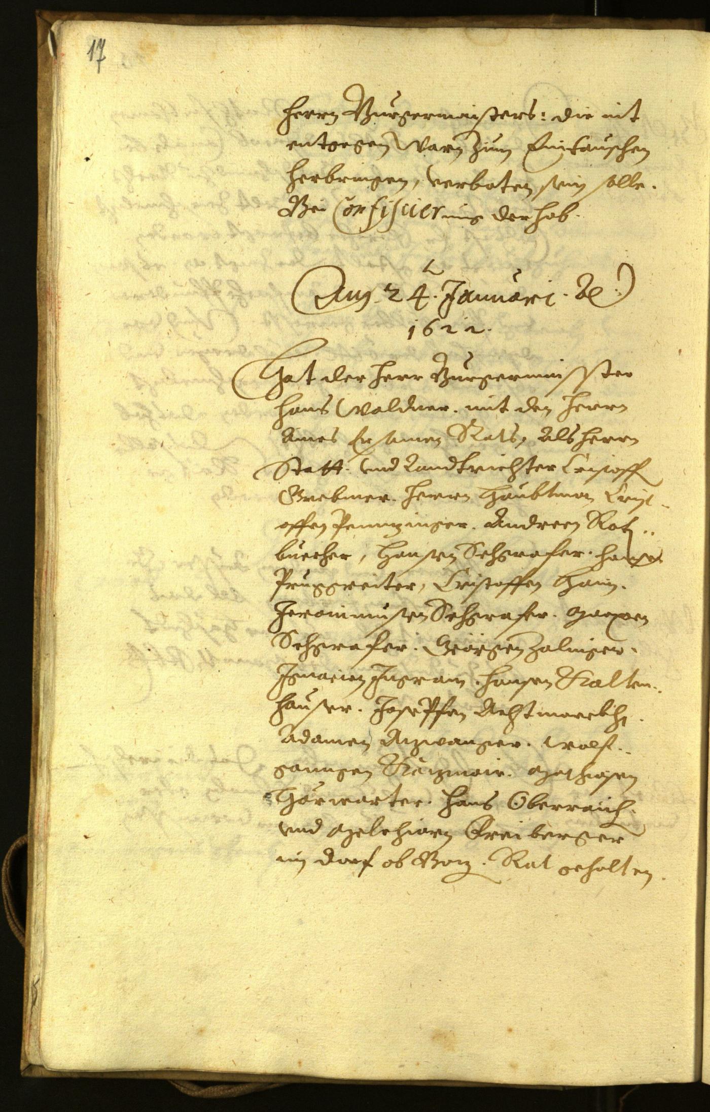 Civic Archives of Bozen-Bolzano - BOhisto Minutes of the council 1622 