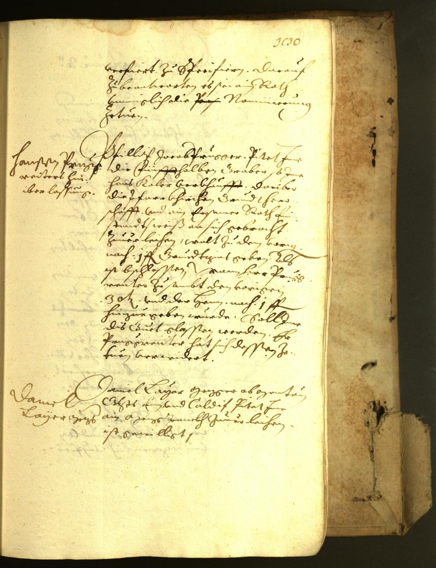 Stadtarchiv Bozen - BOhisto Ratsprotokoll 1622 