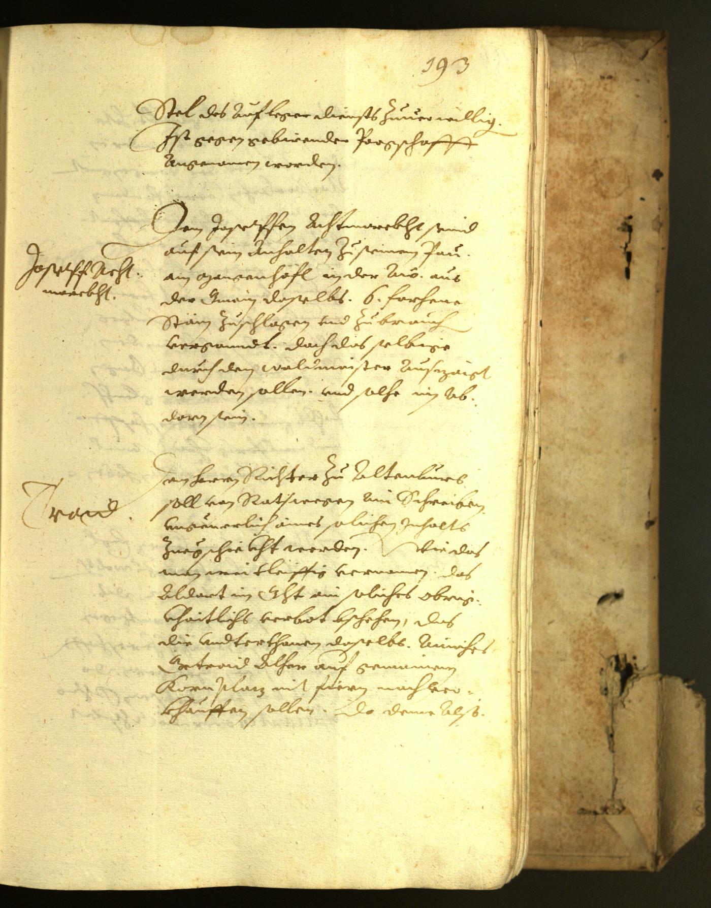 Stadtarchiv Bozen - BOhisto Ratsprotokoll 1622 