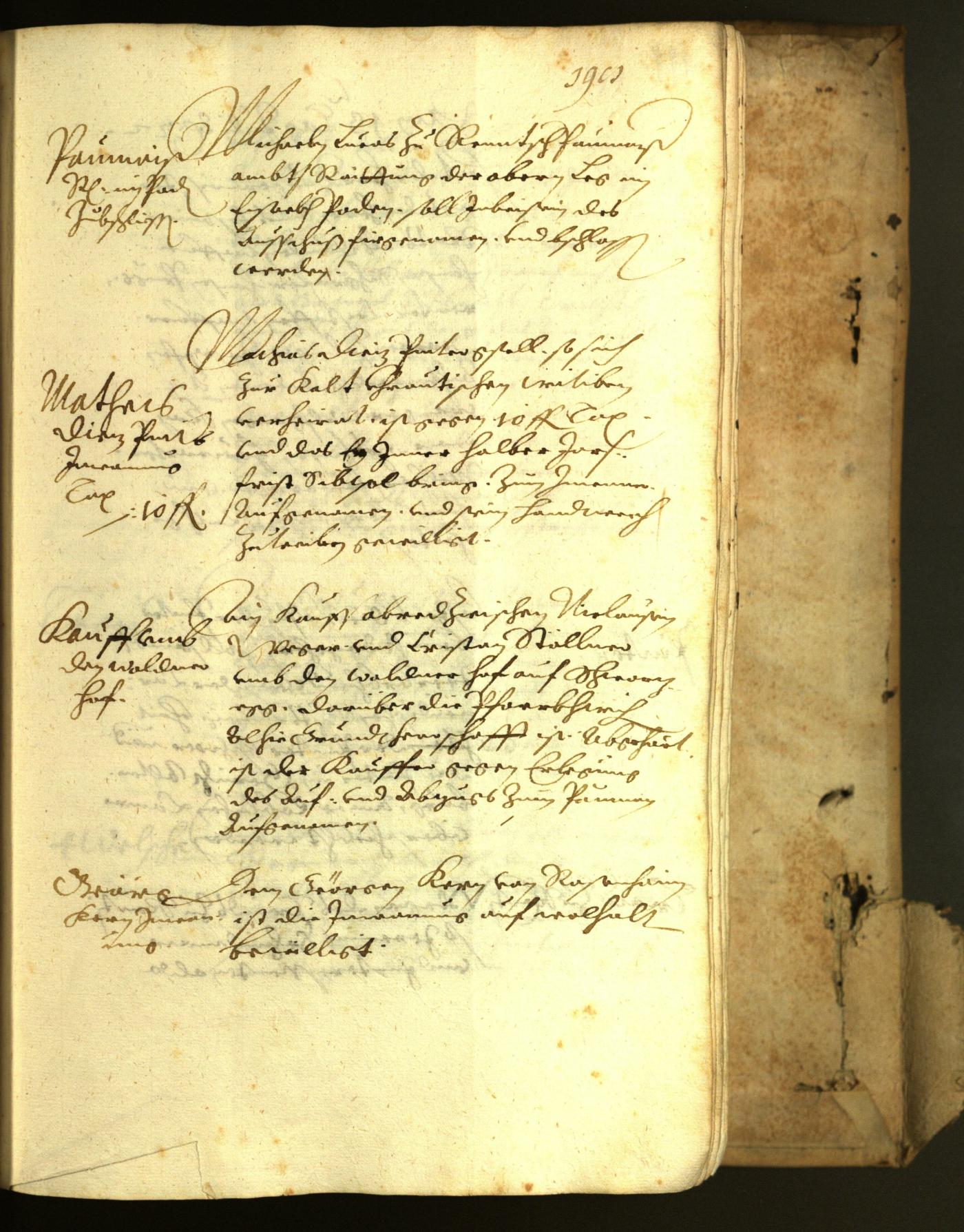 Civic Archives of Bozen-Bolzano - BOhisto Minutes of the council 1622 