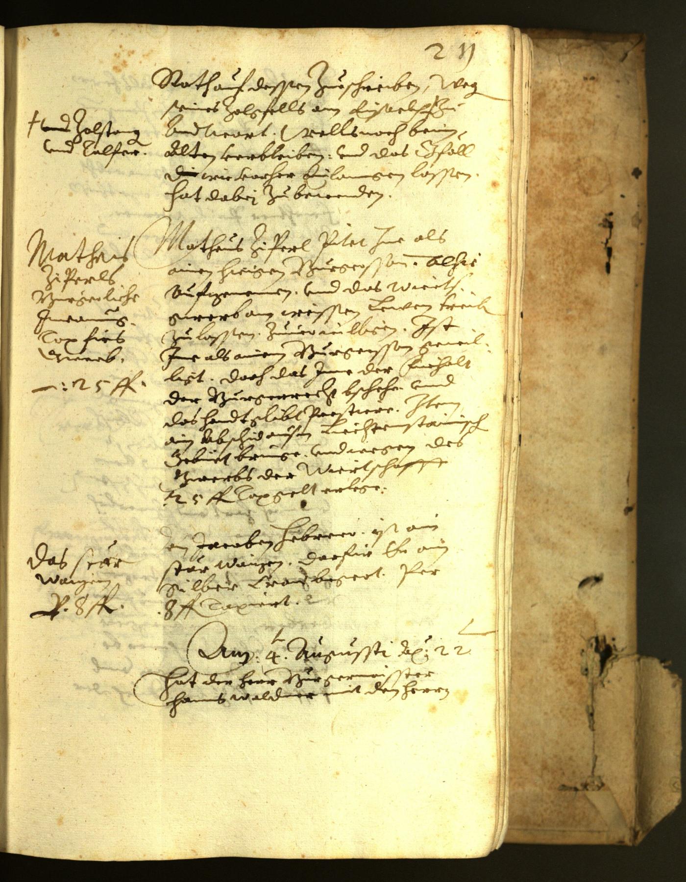 Civic Archives of Bozen-Bolzano - BOhisto Minutes of the council 1622 