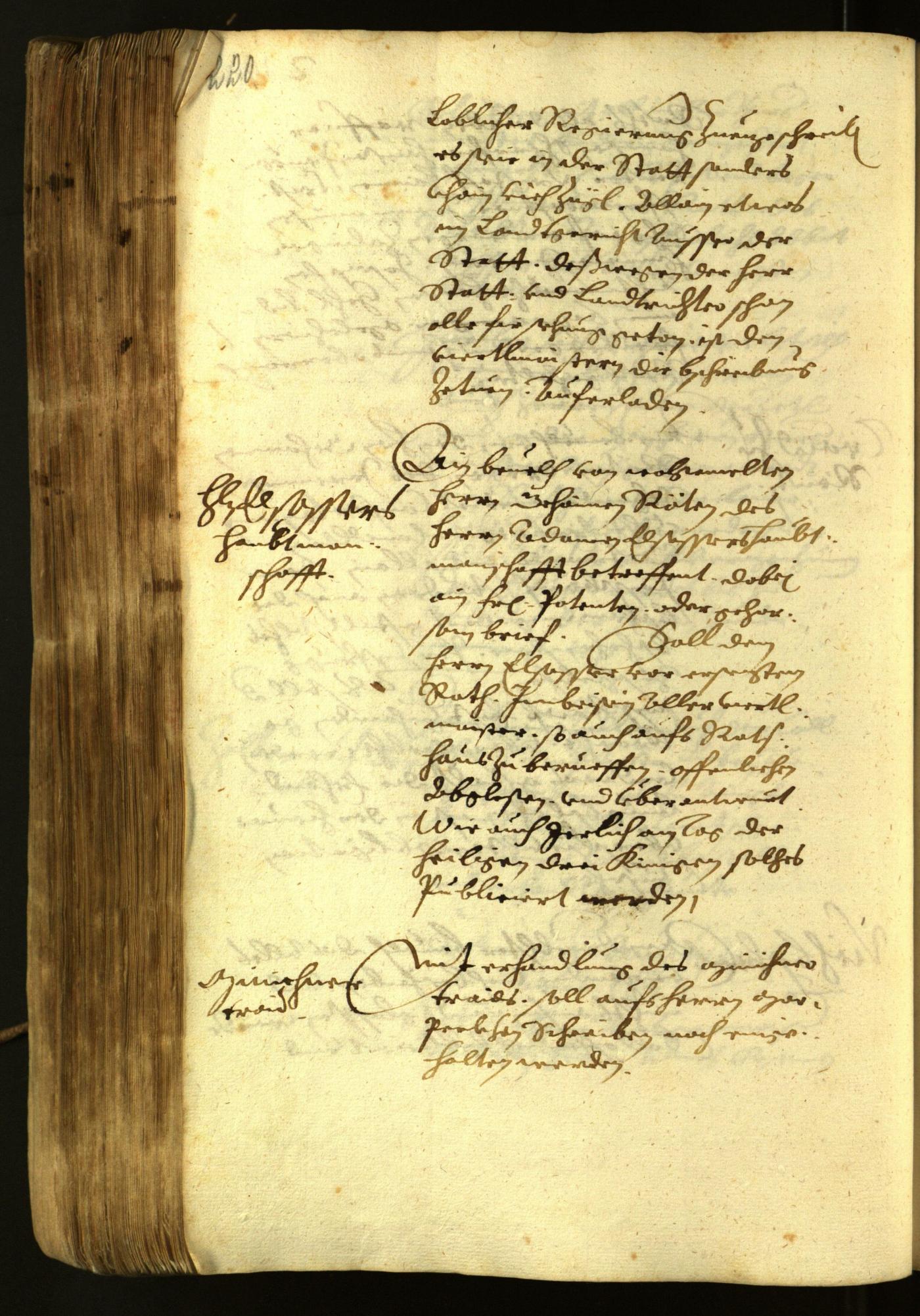 Stadtarchiv Bozen - BOhisto Ratsprotokoll 1622 