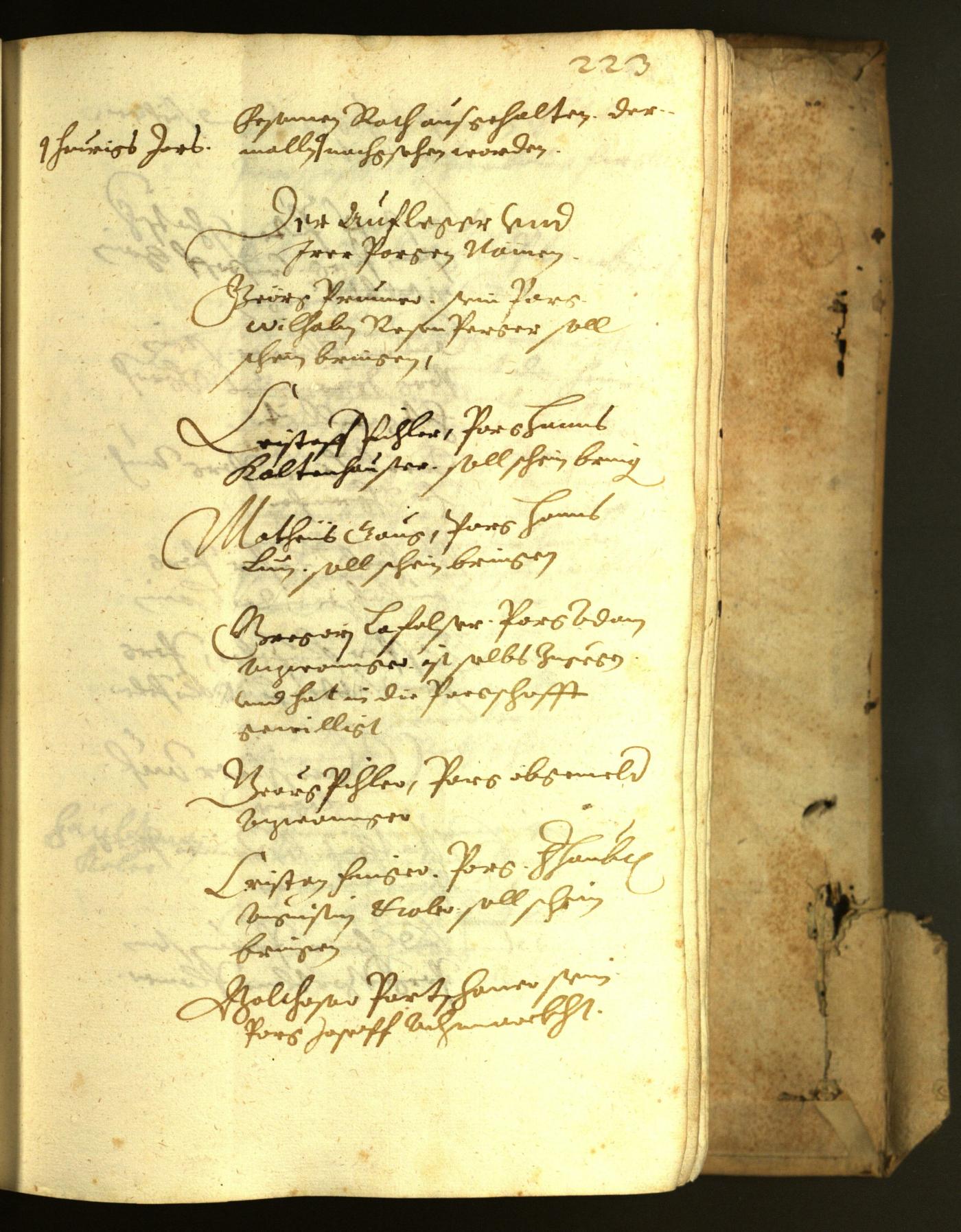 Stadtarchiv Bozen - BOhisto Ratsprotokoll 1622 