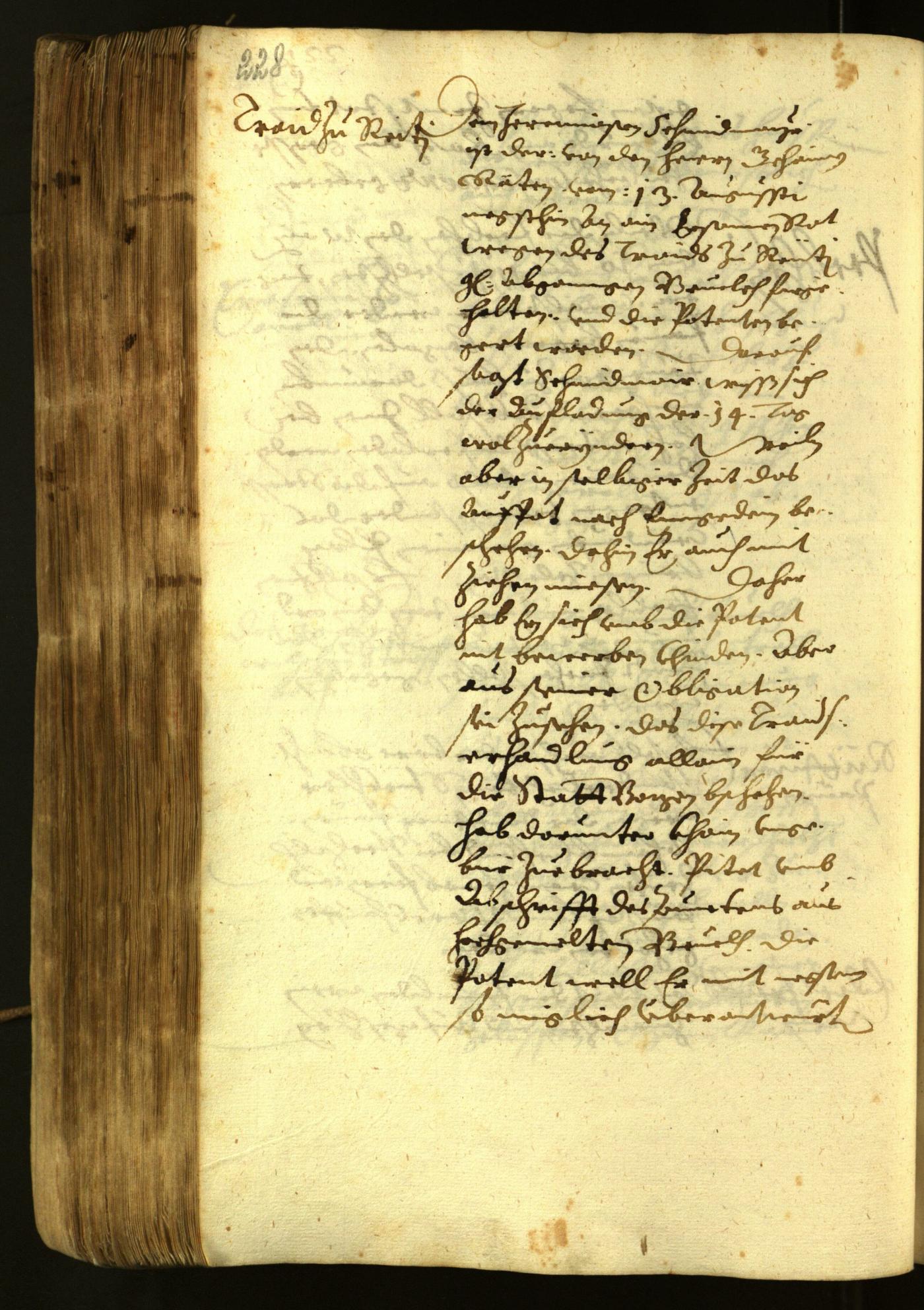 Civic Archives of Bozen-Bolzano - BOhisto Minutes of the council 1622 