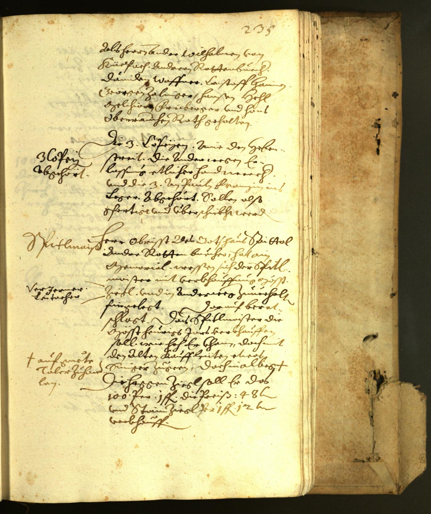 Stadtarchiv Bozen - BOhisto Ratsprotokoll 1622 