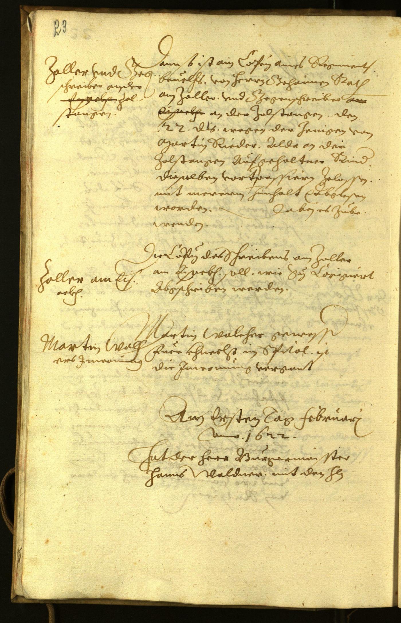 Civic Archives of Bozen-Bolzano - BOhisto Minutes of the council 1622 