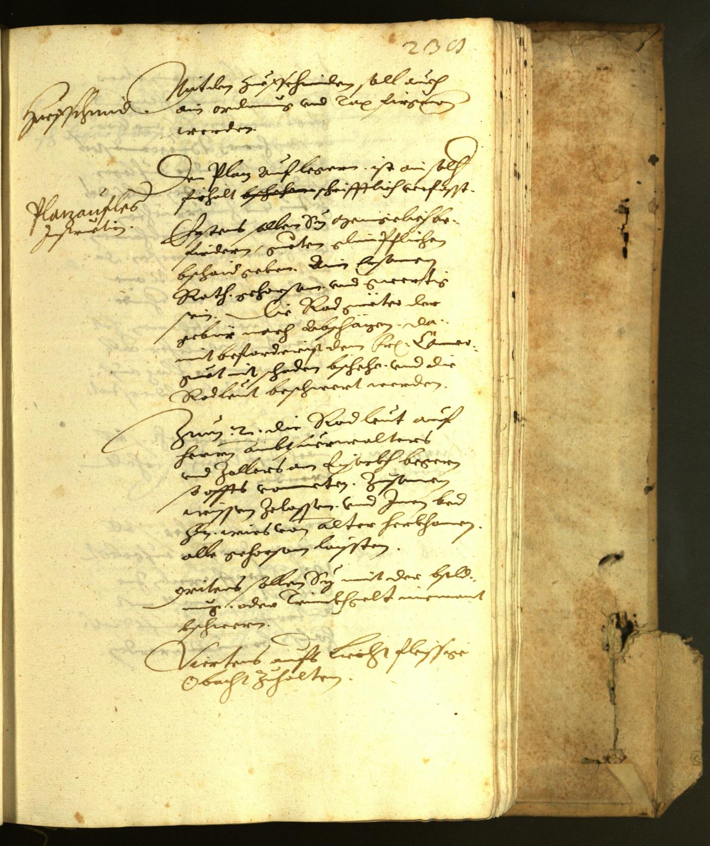 Stadtarchiv Bozen - BOhisto Ratsprotokoll 1622 