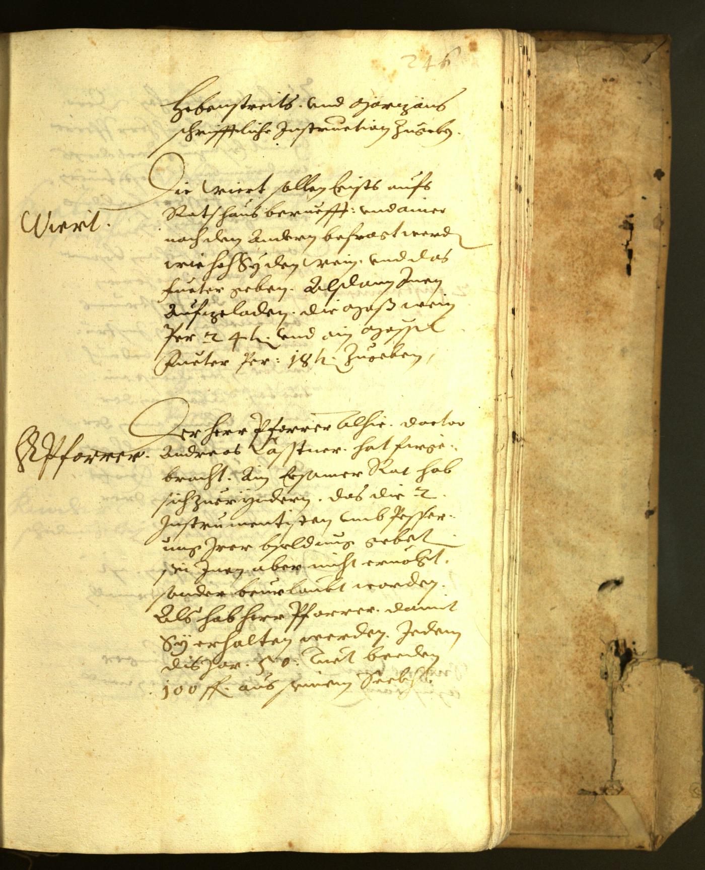 Civic Archives of Bozen-Bolzano - BOhisto Minutes of the council 1622 