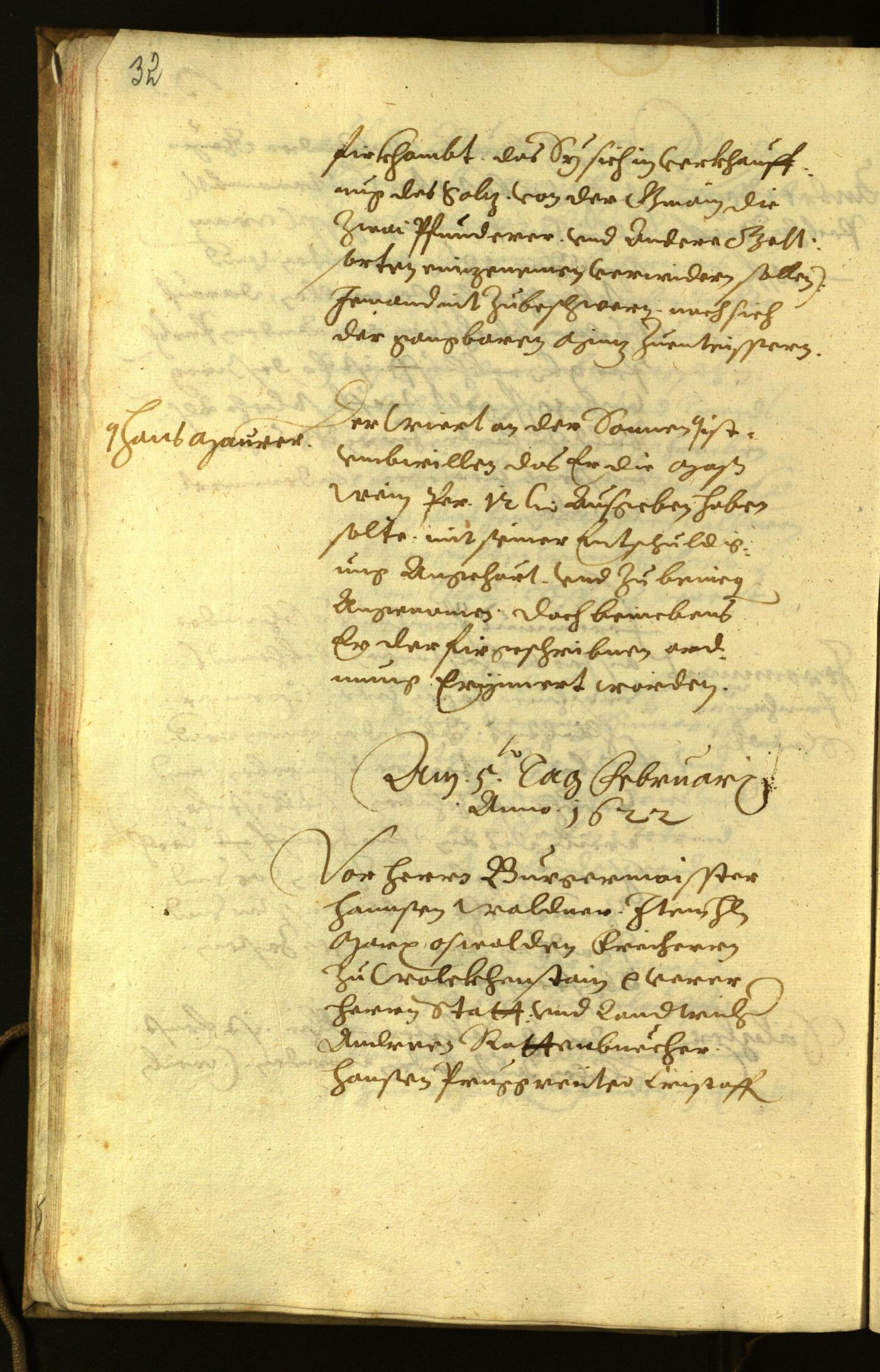 Civic Archives of Bozen-Bolzano - BOhisto Minutes of the council 1622 