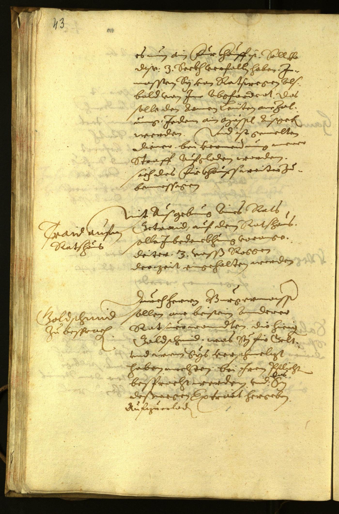 Civic Archives of Bozen-Bolzano - BOhisto Minutes of the council 1622 