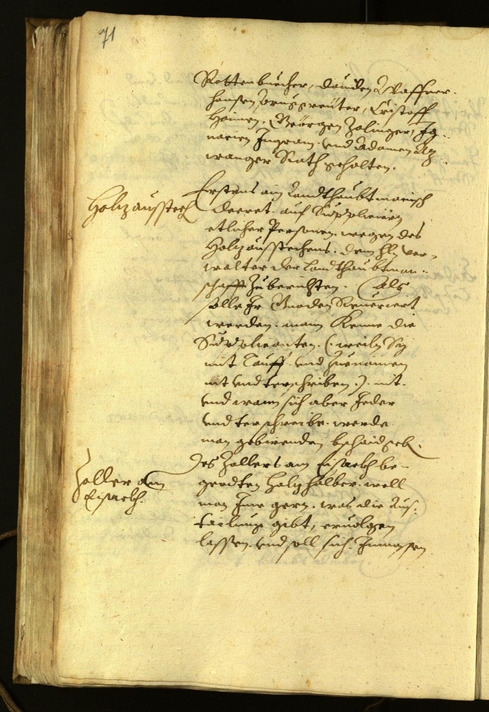 Stadtarchiv Bozen - BOhisto Ratsprotokoll 1622 