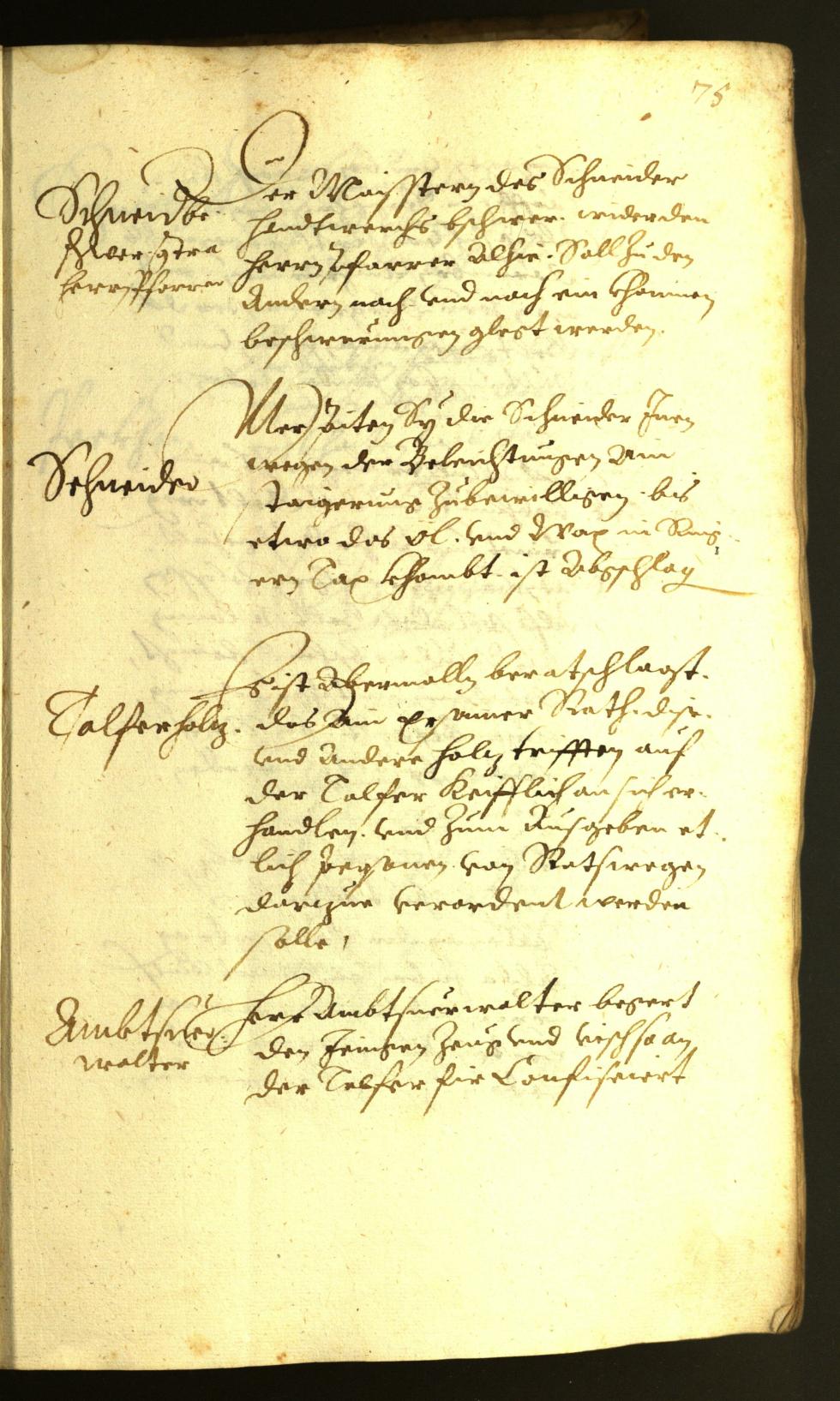 Stadtarchiv Bozen - BOhisto Ratsprotokoll 1622 