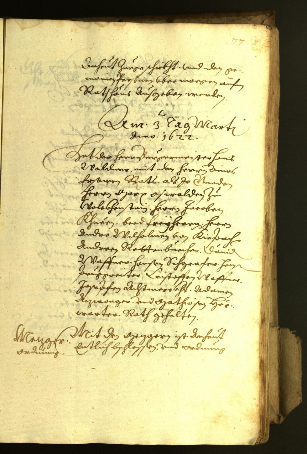 Civic Archives of Bozen-Bolzano - BOhisto Minutes of the council 1622 