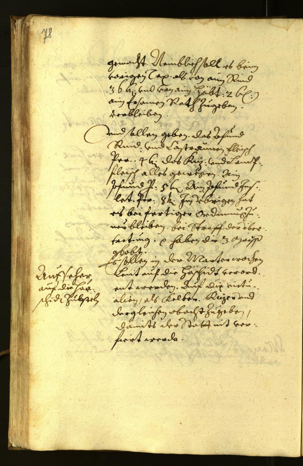 Stadtarchiv Bozen - BOhisto Ratsprotokoll 1622 