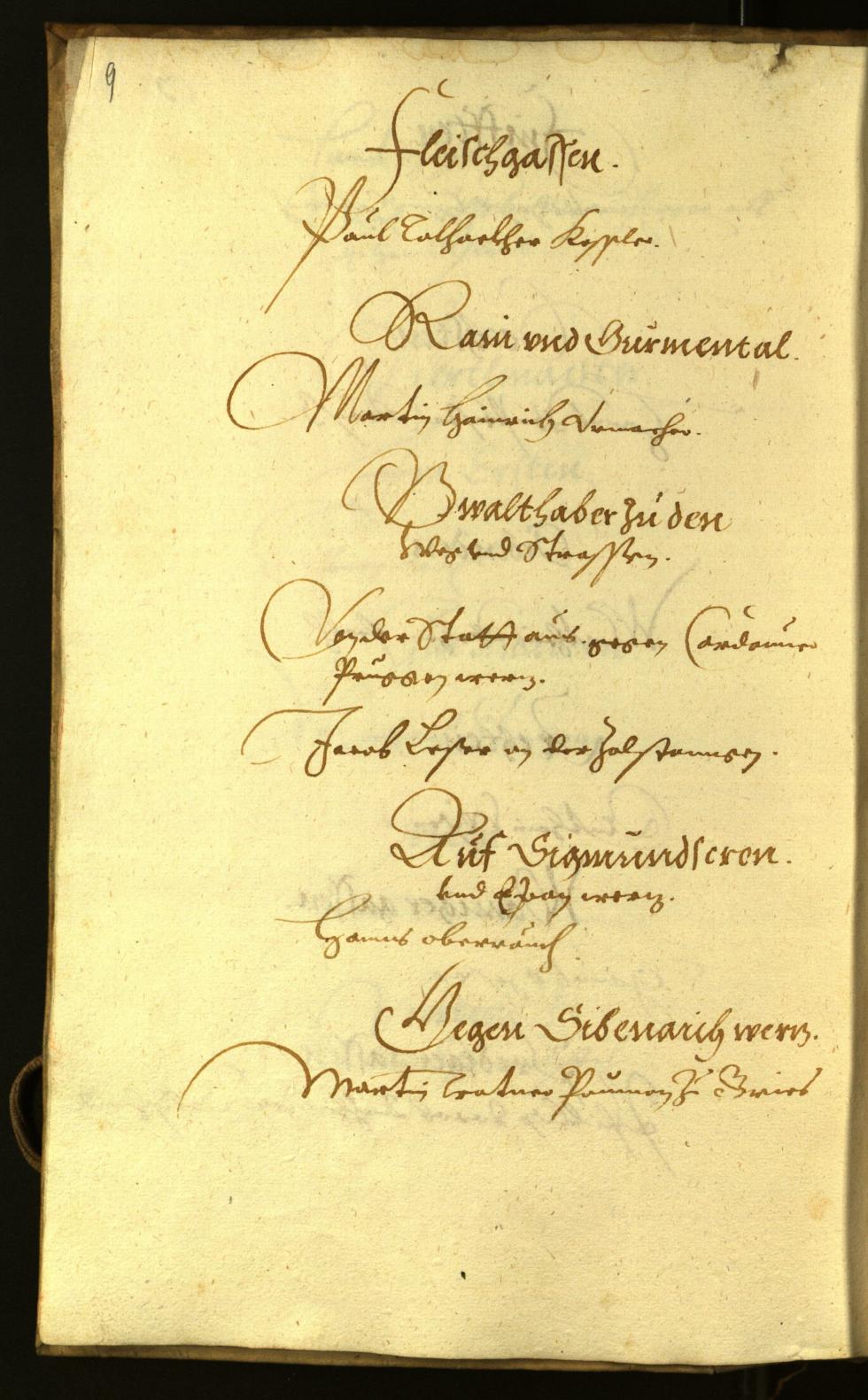 Stadtarchiv Bozen - BOhisto Ratsprotokoll 1622 