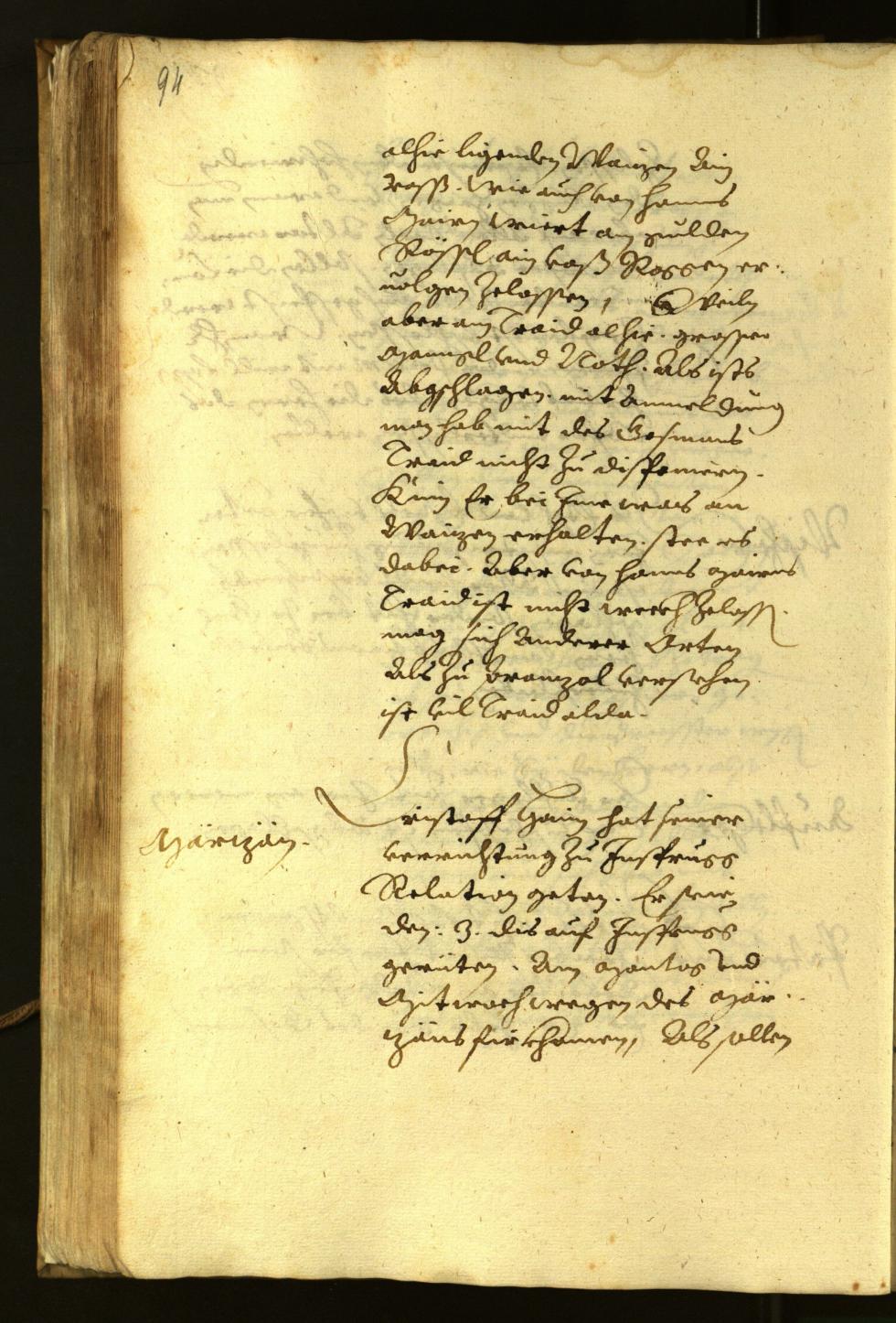 Stadtarchiv Bozen - BOhisto Ratsprotokoll 1622 