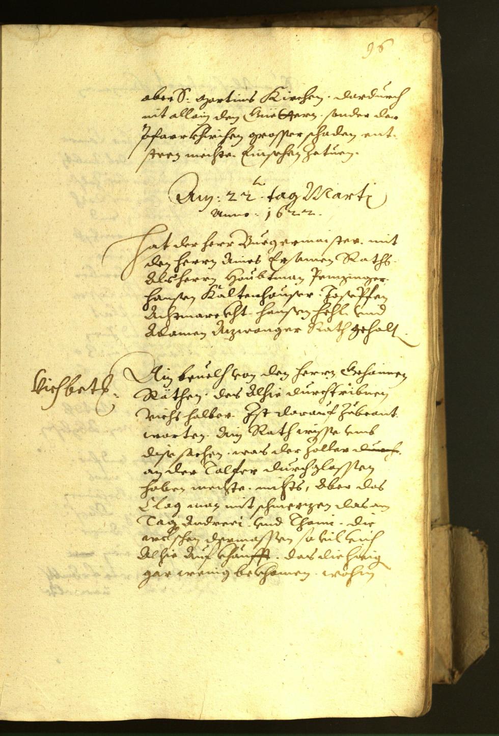 Civic Archives of Bozen-Bolzano - BOhisto Minutes of the council 1622 