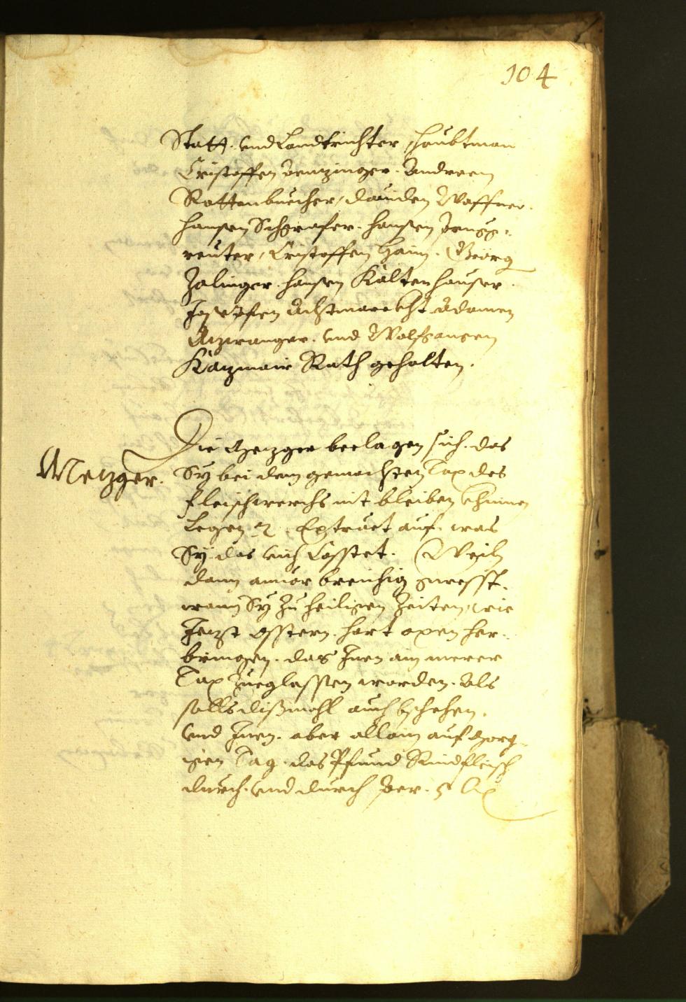 Civic Archives of Bozen-Bolzano - BOhisto Minutes of the council 1622 