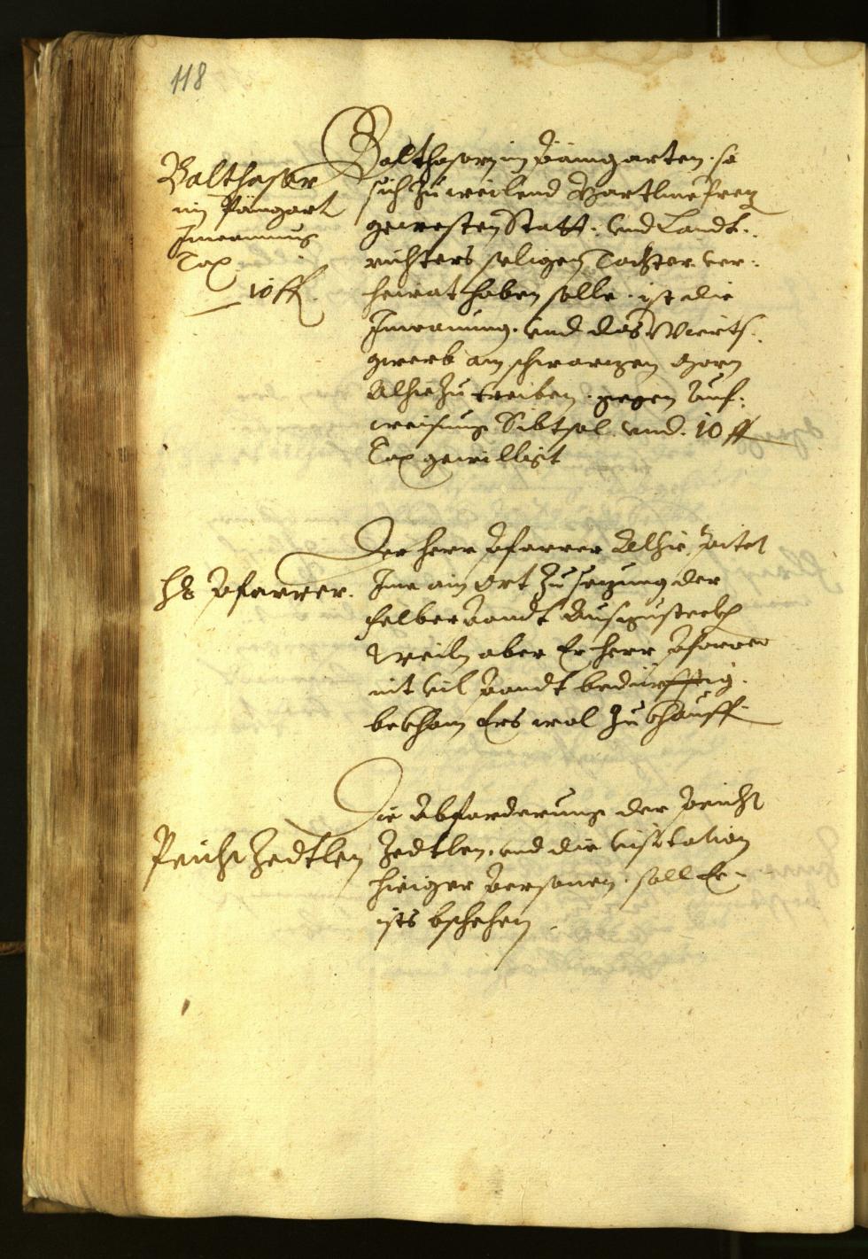 Civic Archives of Bozen-Bolzano - BOhisto Minutes of the council 1622 