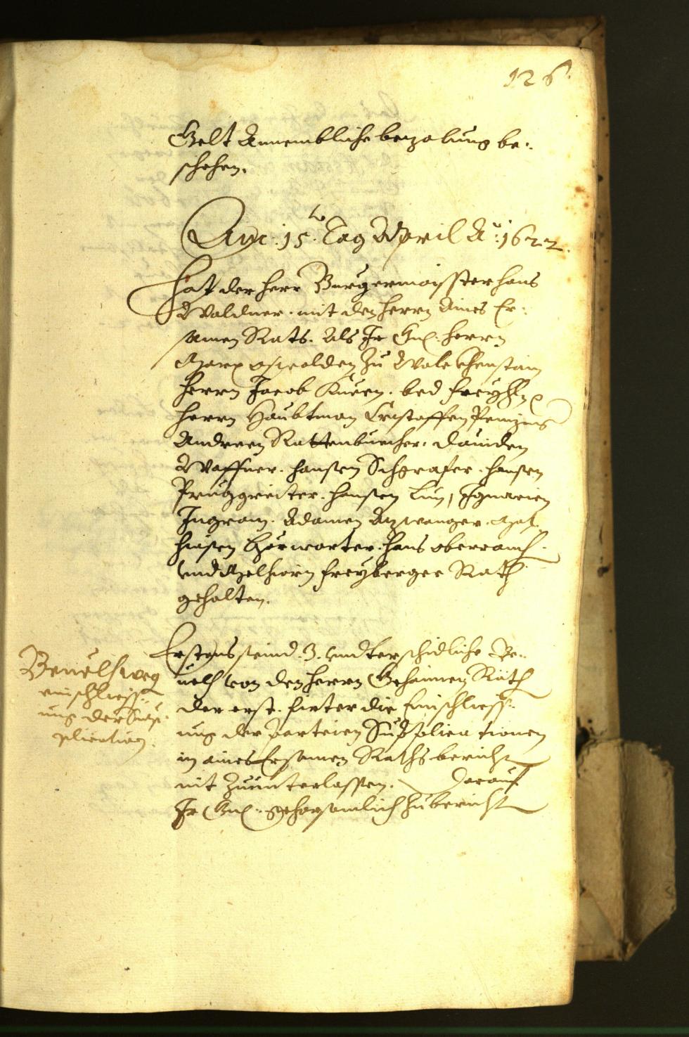 Civic Archives of Bozen-Bolzano - BOhisto Minutes of the council 1622 