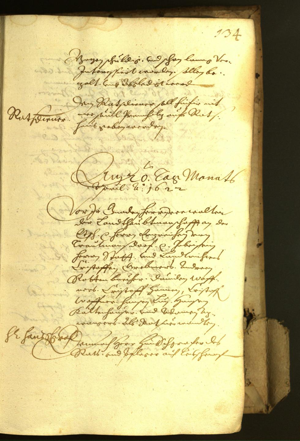 Civic Archives of Bozen-Bolzano - BOhisto Minutes of the council 1622 