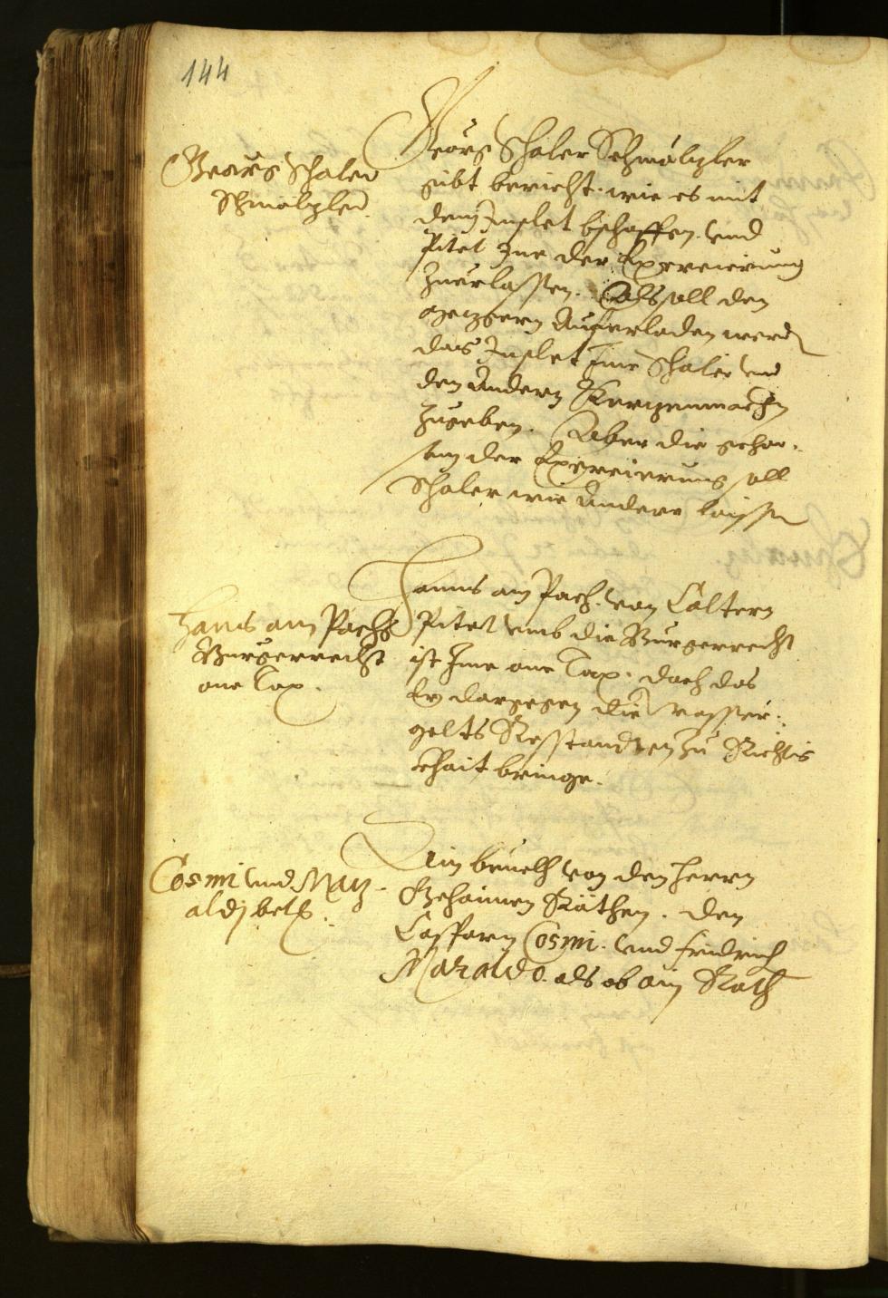 Civic Archives of Bozen-Bolzano - BOhisto Minutes of the council 1622 