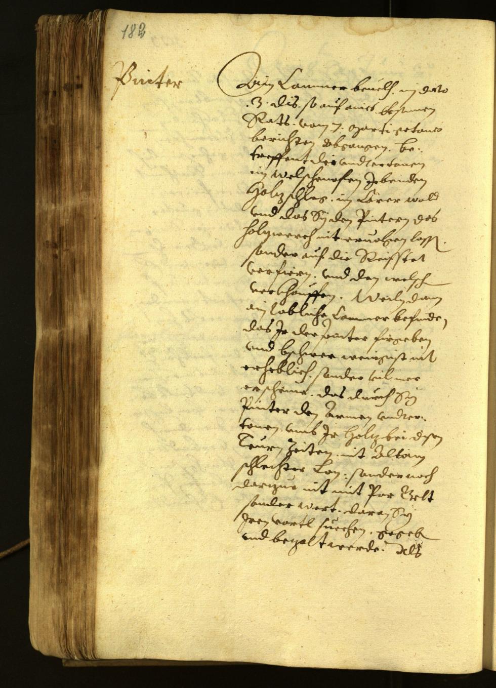 Civic Archives of Bozen-Bolzano - BOhisto Minutes of the council 1622 