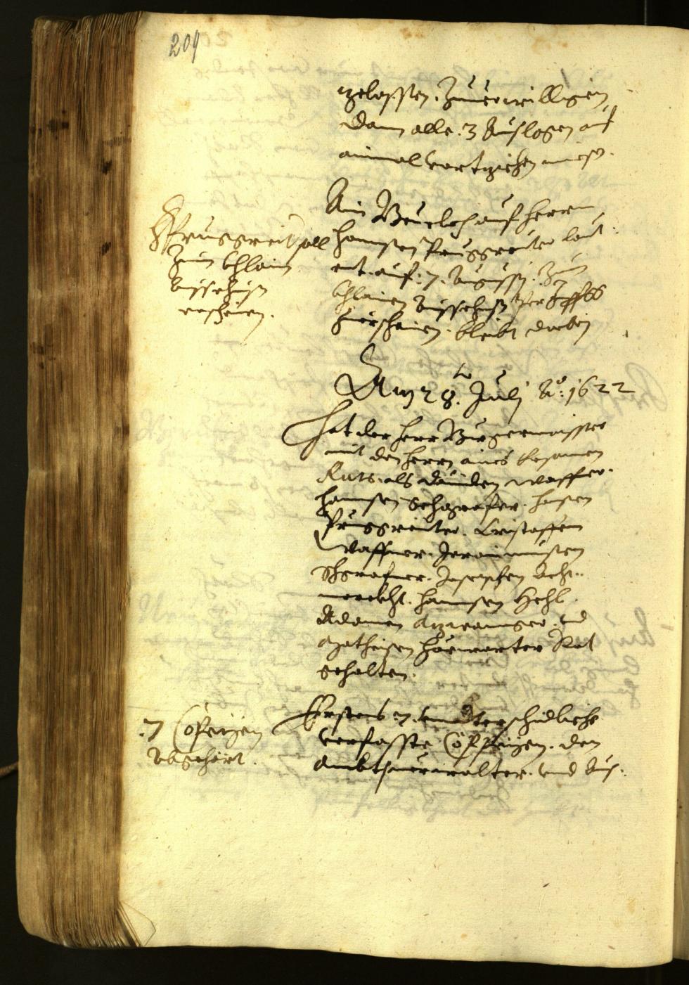 Civic Archives of Bozen-Bolzano - BOhisto Minutes of the council 1622 