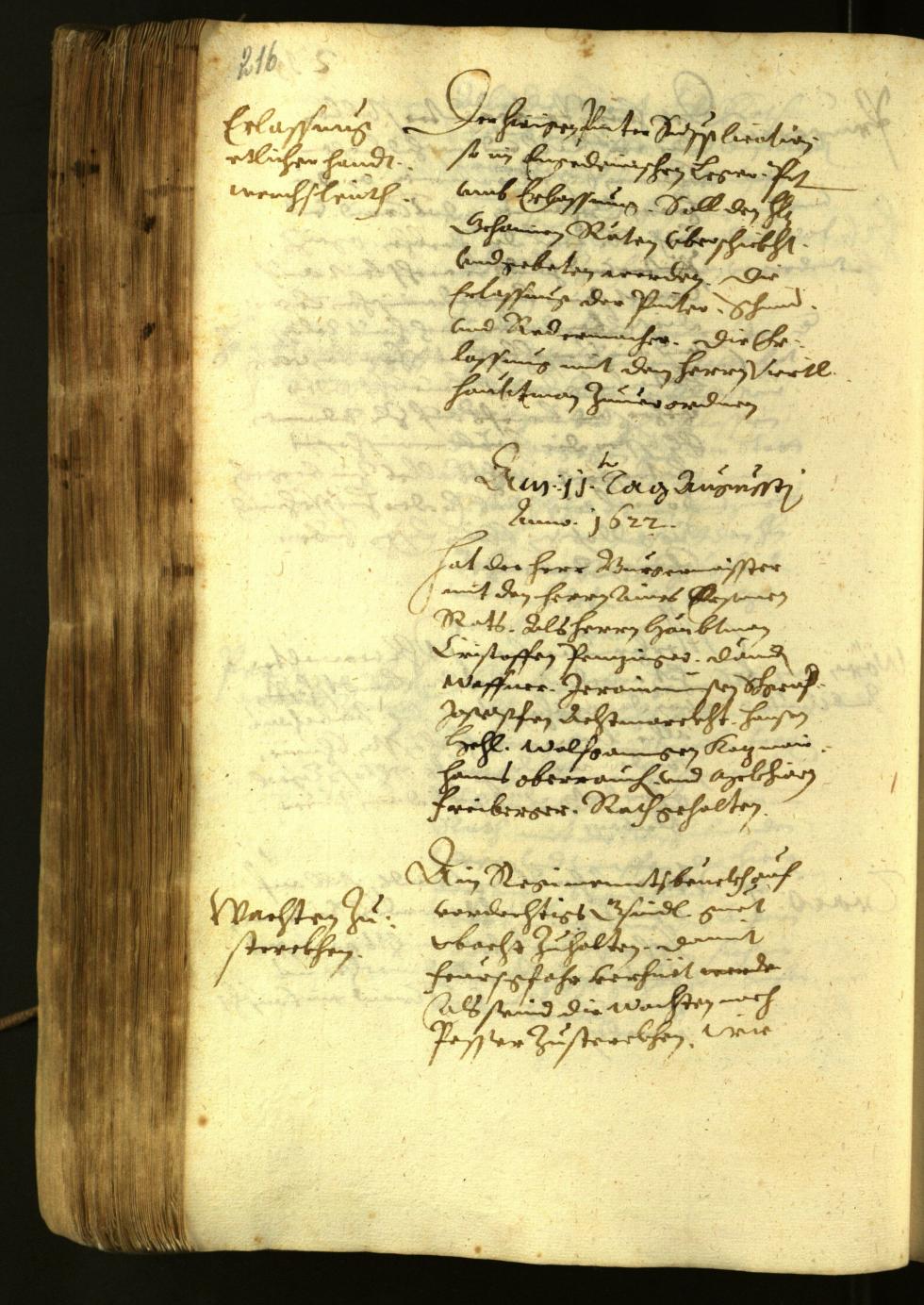 Civic Archives of Bozen-Bolzano - BOhisto Minutes of the council 1622 