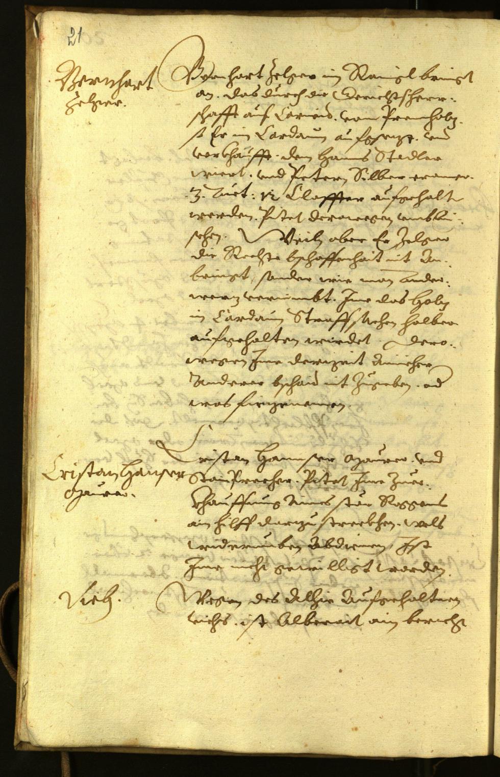 Stadtarchiv Bozen - BOhisto Ratsprotokoll 1622 