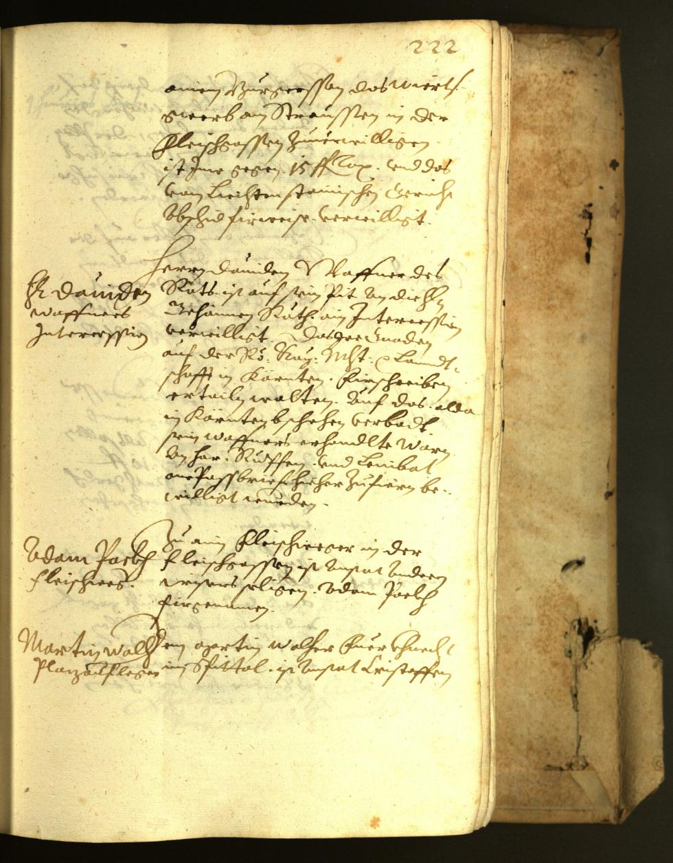 Stadtarchiv Bozen - BOhisto Ratsprotokoll 1622 