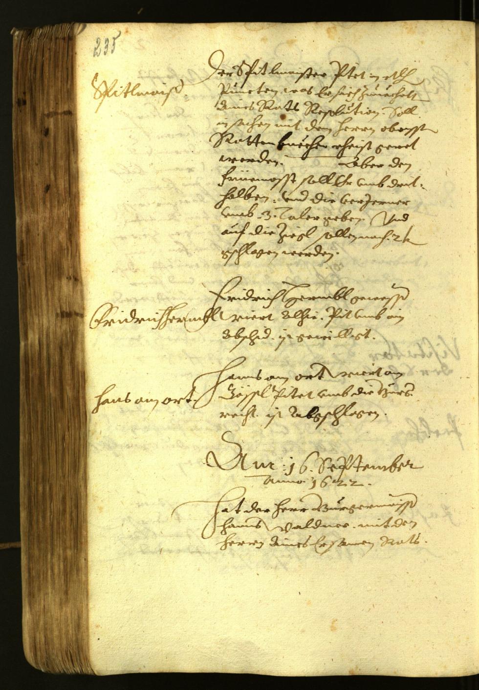 Civic Archives of Bozen-Bolzano - BOhisto Minutes of the council 1622 