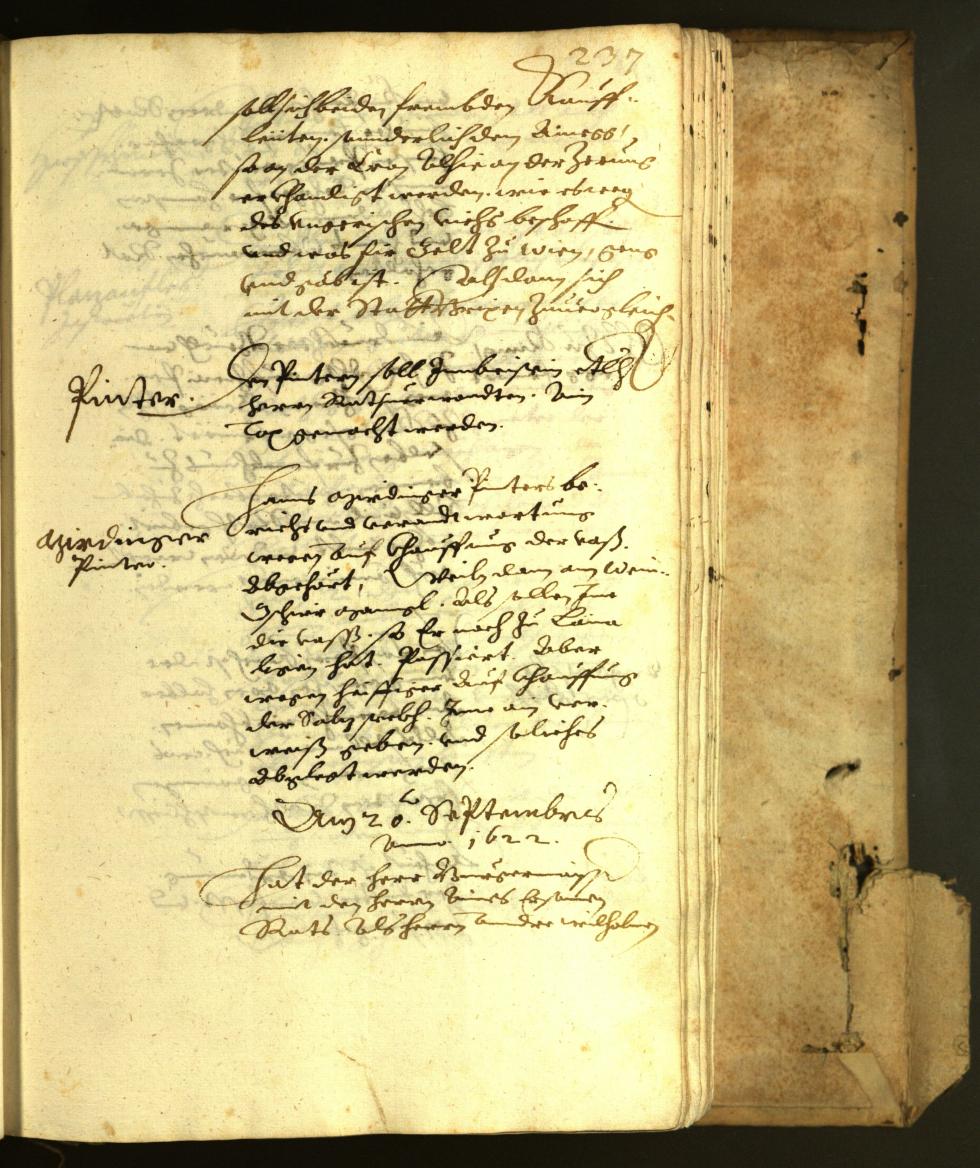 Civic Archives of Bozen-Bolzano - BOhisto Minutes of the council 1622 