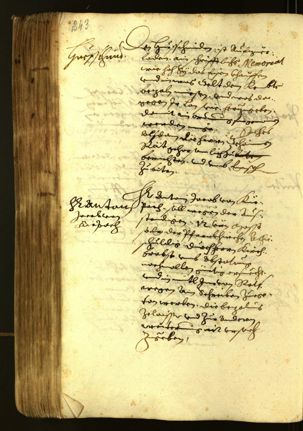 Stadtarchiv Bozen - BOhisto Ratsprotokoll 1622 