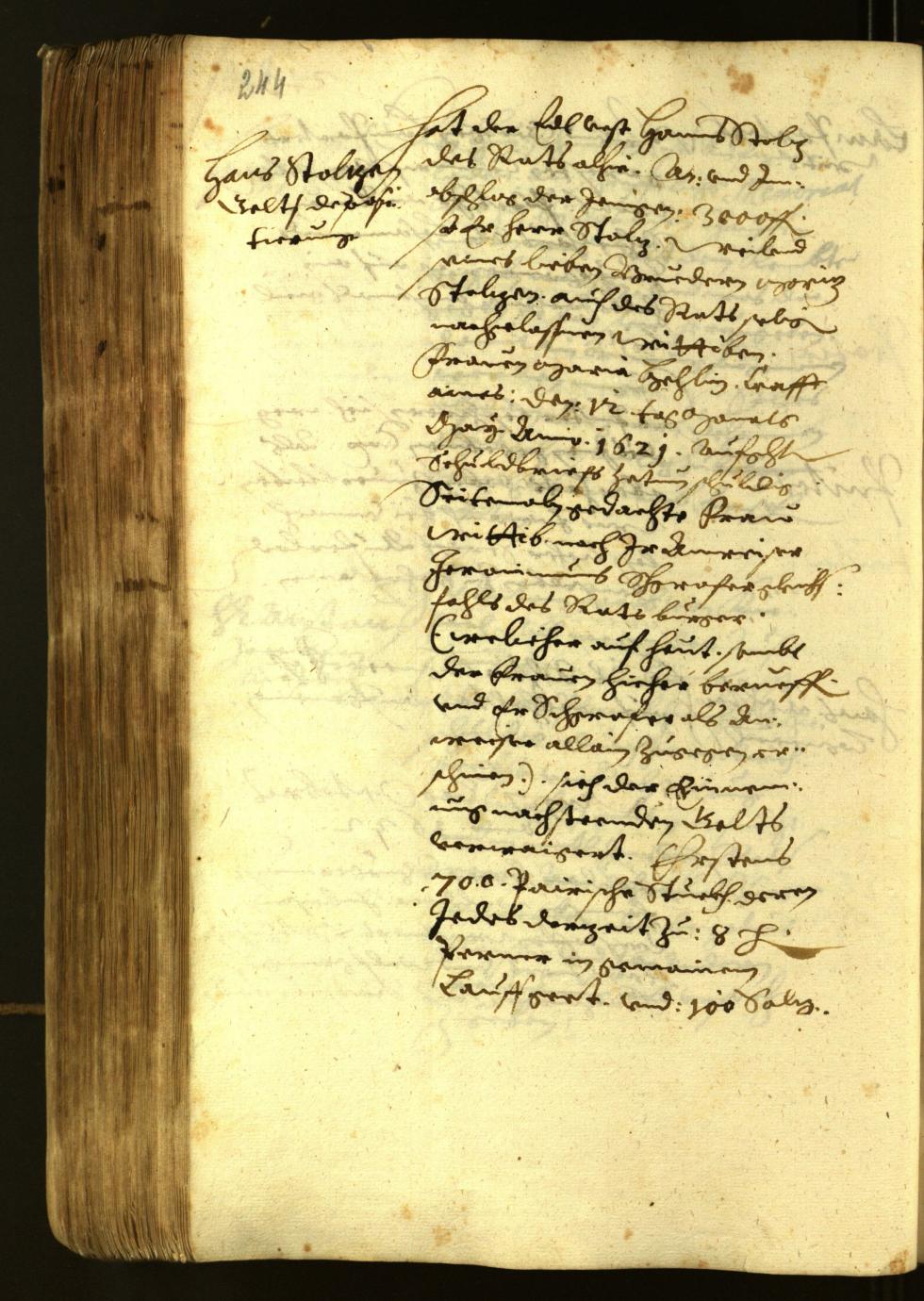 Stadtarchiv Bozen - BOhisto Ratsprotokoll 1622 