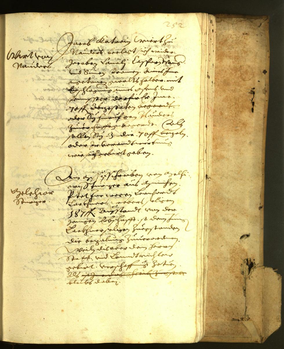 Stadtarchiv Bozen - BOhisto Ratsprotokoll 1622 