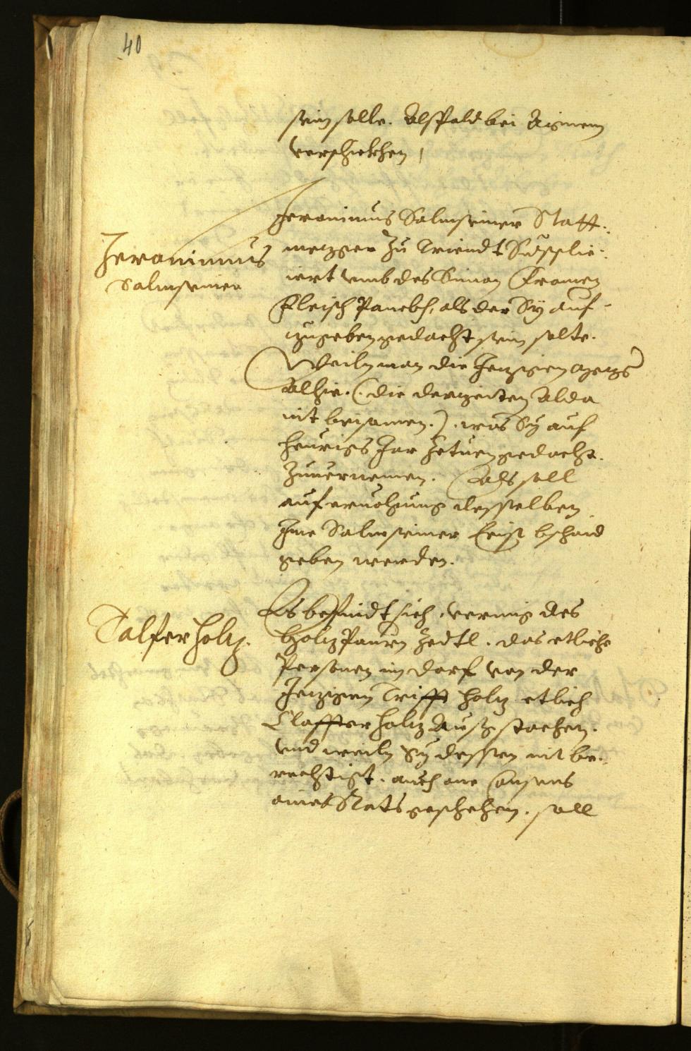 Stadtarchiv Bozen - BOhisto Ratsprotokoll 1622 