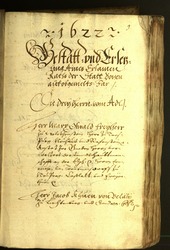 Stadtarchiv Bozen - BOhisto Ratsprotokoll 1622 - 