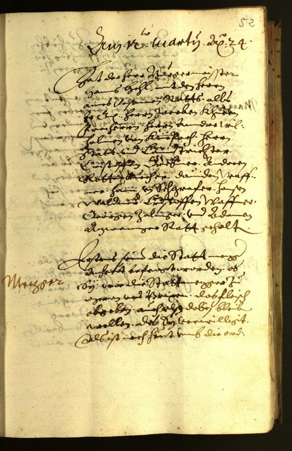 Civic Archives of Bozen-Bolzano - BOhisto Minutes of the council 1624 