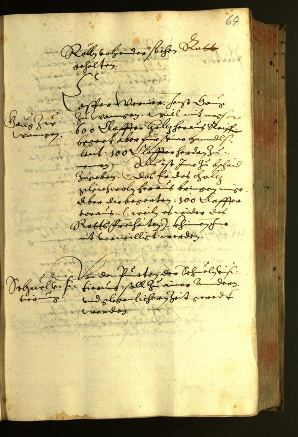 Civic Archives of Bozen-Bolzano - BOhisto Minutes of the council 1624 