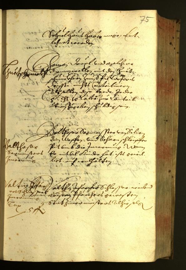 Civic Archives of Bozen-Bolzano - BOhisto Minutes of the council 1624 