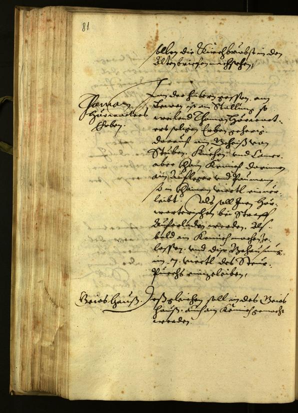 Stadtarchiv Bozen - BOhisto Ratsprotokoll 1624 