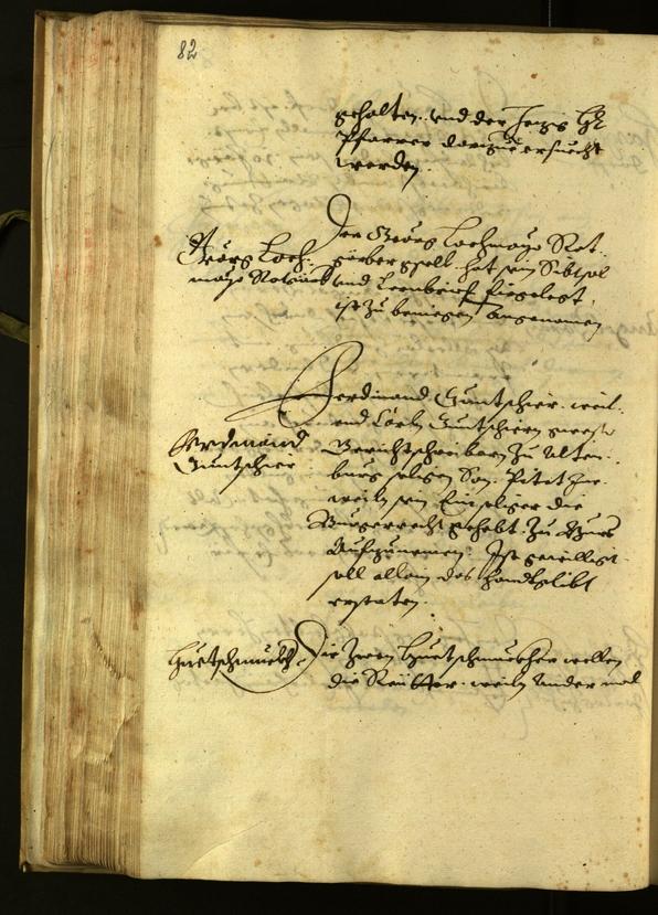 Stadtarchiv Bozen - BOhisto Ratsprotokoll 1624 